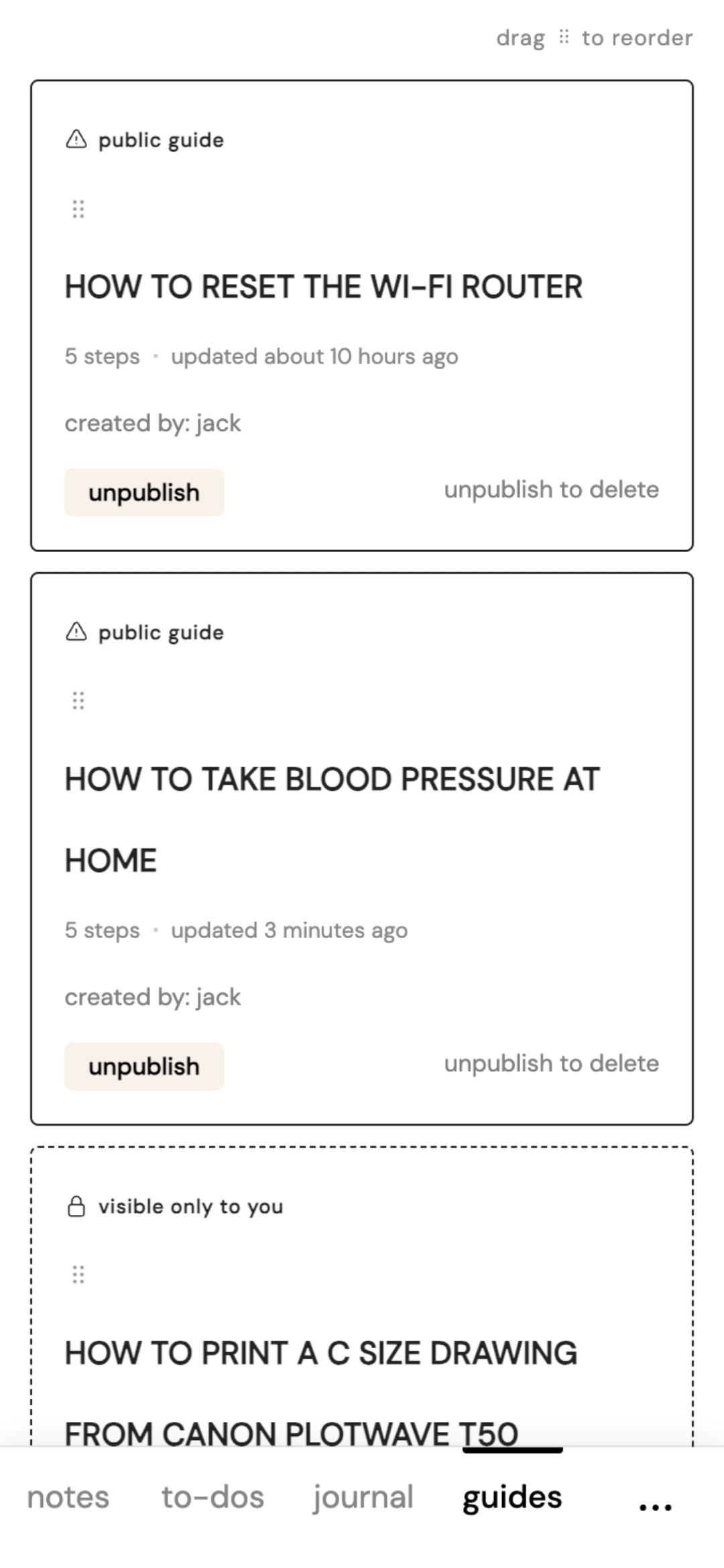 OkayList guides